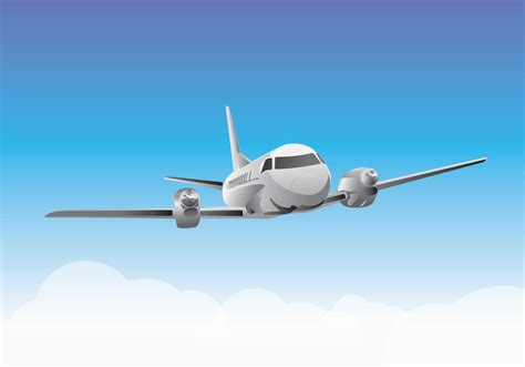 Airplane in the sky - Download Free Vector Art, Stock Graphics & Images