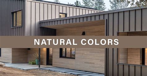 Natural Colors, The Ultimate Metal Roofing and Siding Finish?