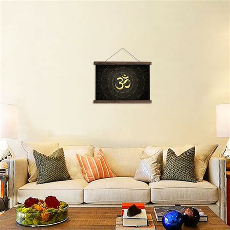 HD printed hindu symbols pictures and posters hanging canvas - Yoga – HolyHinduStore