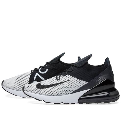 Nike Air Max 270 Flyknit White, Black & Anthracite | END.