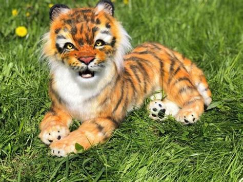 Realistic tiger toy,tiger stuffed animal, tiger toy, OOAK teddy tiger ...