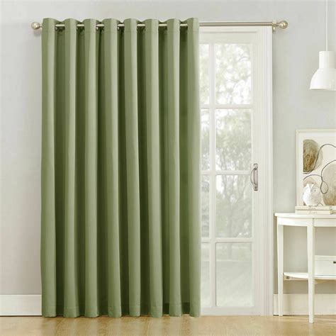 K100 THERMAL SAGE BLACKOUT PANEL 1PC PATIO DOOR WINDOW CURTAIN SLIDING ...