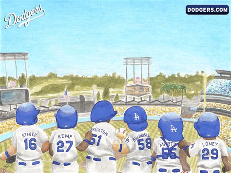 LA Dodgers Wallpaper - Los Angeles Dodgers Wallpaper (19650313) - Fanpop