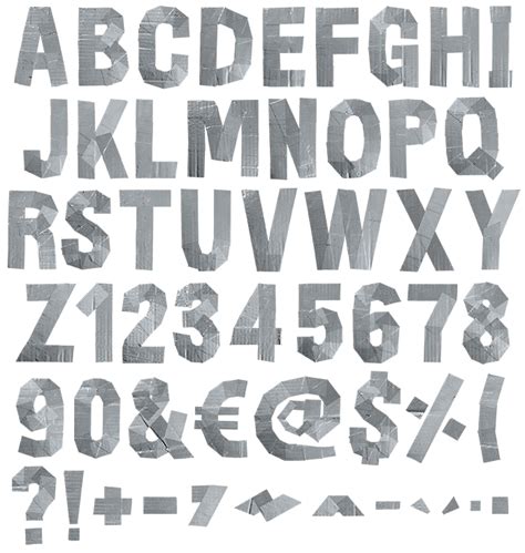 Tape Font - OpenType Alphabet | Handmadefont.com | Typography design ...