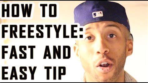 How To Freestyle Rap: A FREE AND EASY TRICK TO GET GOOD FAST