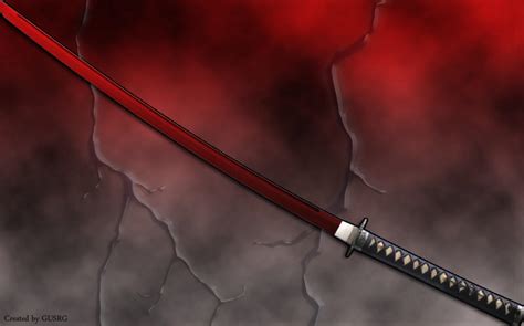 Red Katana by GUSRG on DeviantArt