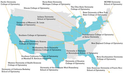 List of ACOE Accredited Optometry Programs - FORAC - FAROC