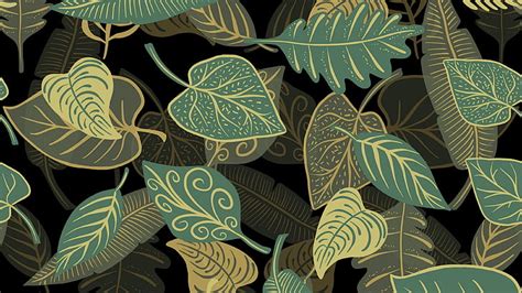 HD wallpaper: leaf, pattern, design, leaves | Wallpaper Flare