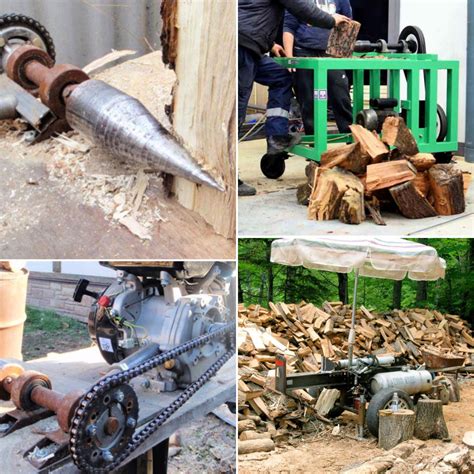 10 Homemade Log Splitter Plans (Build DIY Wood Splitter)