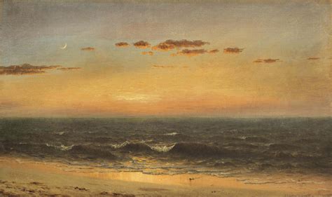 Sanford Robinson Gifford (1823-1880) , Sunrise on the Seashore | Christie's