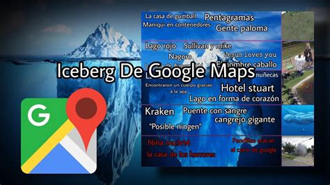 Iceberg De Google maps - YouTube