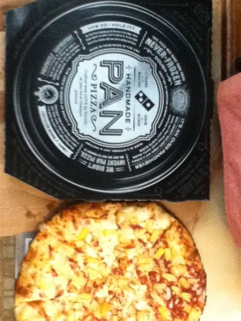 #DOMINoNo Free Medium Handmade Pan Pizza • Free Stuff Times What I Got