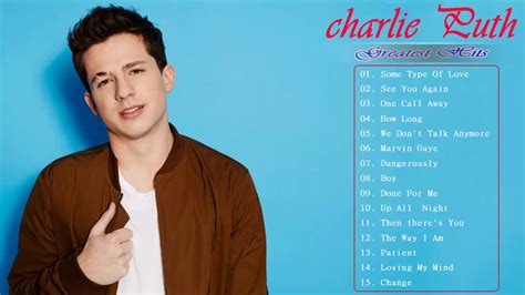 charlie Puth Greatest Hits // charlie Puth Best Songs // Top Songs Collection - YouTube