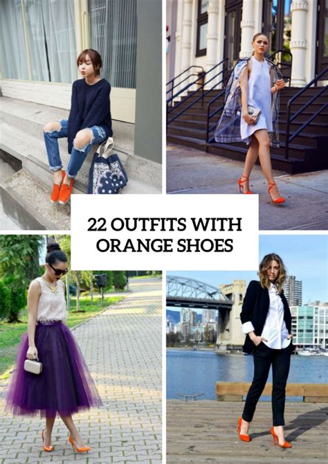 22 Excellent Spring Outfit Ideas With Orange Shoes - Styleoholic ...