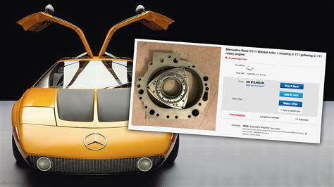 Is This Really an Ultra-Rare Mercedes C111 Wankel Rotor and Housing for Sale on Ebay?