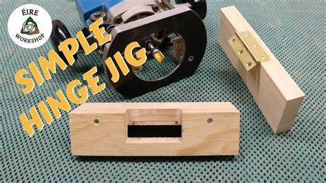 Simple Hinge Jig For Your Router In Just 5 Minutes - YouTube