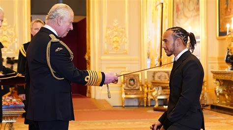 Lewis Hamilton: Mercedes driver knighted by Prince Charles days after ...