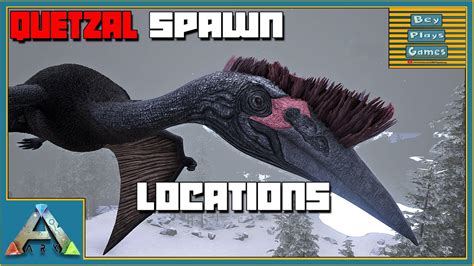 ARK: Ragnarok | Quetzal | BEST Spawn Locations! - YouTube