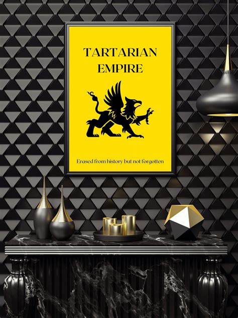 Tartarian Empire Flag tartary Poster - Etsy