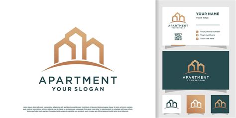 Apartment logo design template Premium Vector 12933657 Vector Art at ...