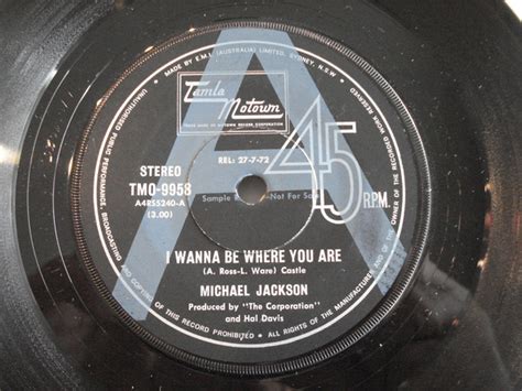 Michael Jackson - I Wanna Be Where You Are (1972, Vinyl) | Discogs