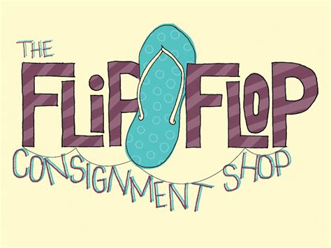 Flip Flop Consignment Shop Logo by Gabby LeBeau on Dribbble