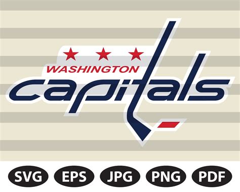 Washington Capitals SVG EPS PNG Eps Pdf Cut file Logo | Etsy