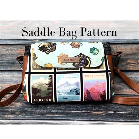 Saddle Bag Pattern Purse Pattern Sewing Patterns | Etsy