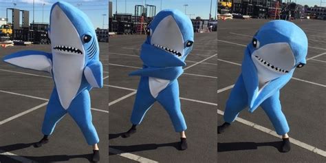 See the Left Shark practice for Katy Perry's halftime show | Cool halloween costumes, Left shark ...