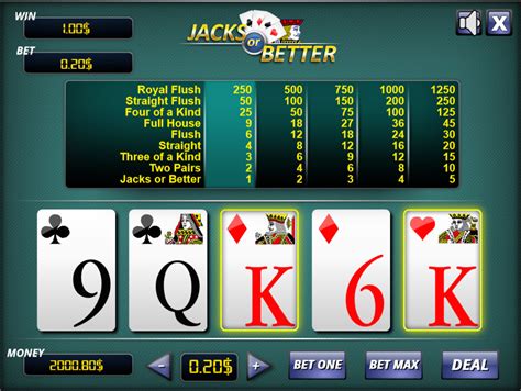 Video Poker Jacks or Better | MrGreen.net