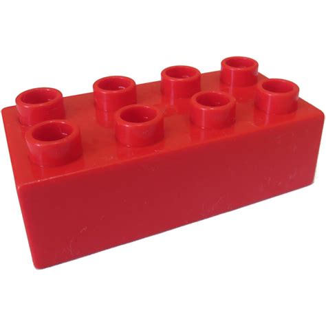 LEGO Red Duplo Brick 2 x 4 (3011 / 31459) | Brick Owl - LEGO Marketplace