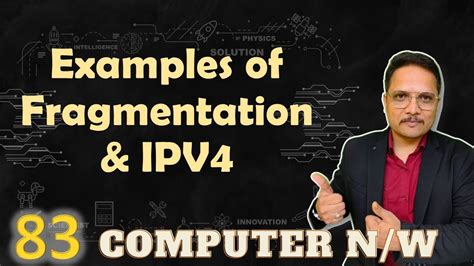 Examples of Fragmentation and IPV4 Frame in Computer Networks