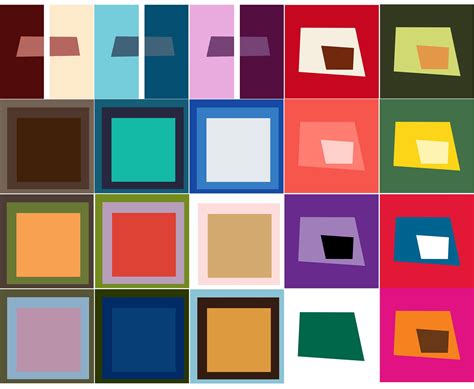 A Brief Color Study Inspired by Josef Albers | by Diamond Alexander ...