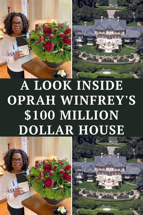 A LOOK INSIDE OPRAH WINFREY'S $100 MILLION DOLLAR HOUSE | Oprah winfrey ...