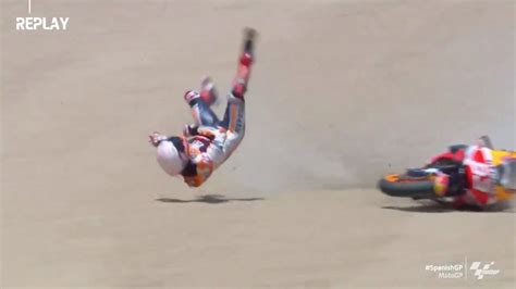 Marc Marquez crash: MotoGP Champion breaks arm at Jerez - Sports Illustrated