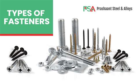 Types of Fasteners | Prashaant Steel & Alloys