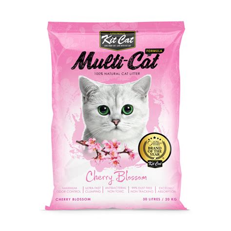 Kit Cat Multi-Cat Cherry Blossom Cat Litter - Kit Cat International Pte Ltd