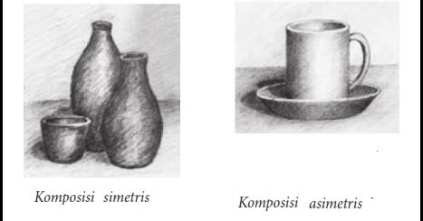 Gambar Model Komposisi Asimetris