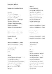 Song worksheet - Selena Gomez ´Who Says´ - ESL worksheet by shakhnoza25