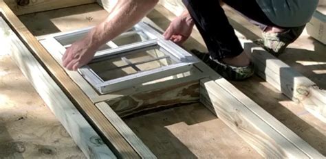 Shed Window Installation (How to Install a Window in a Shed - DIY) - AT Improvements