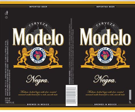 Negra Modelo Beer Logo Svg