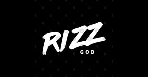 Rizz God - Rizz - Sticker | TeePublic