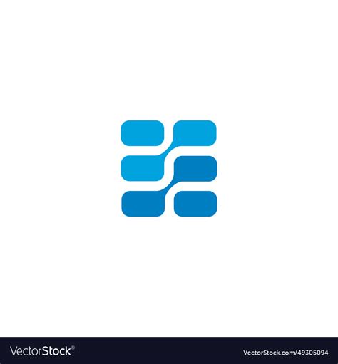 Logo icon n biotechnology Royalty Free Vector Image