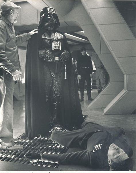 Favorite picture of Vader behind the scene of ESB with director Irvin Kershner : r/StarWars