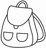 Backpack coloring Page  ColouringPages sketch template