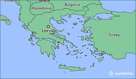 Where is Larisa, Greece? / Larisa, Thessaly Map - WorldAtlas.com