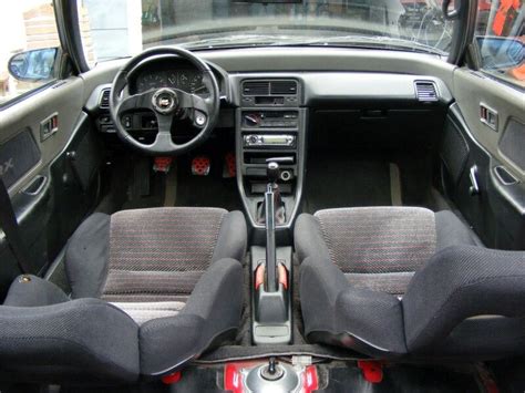 Honda Crx interior | Honda civic hatchback, Honda crx, Civic hatchback