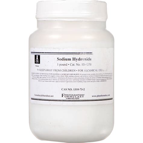 Photographers' Formulary Sodium Hydroxide (1 lb) 10-1270 1LB B&H