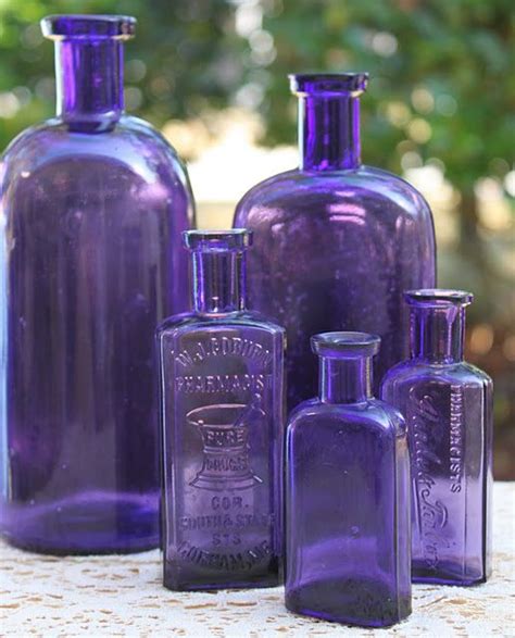 beautiful bottles | Purple bottle, Purple glass, Purple color