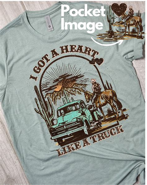 Heart Like a Truck Shirt - Etsy